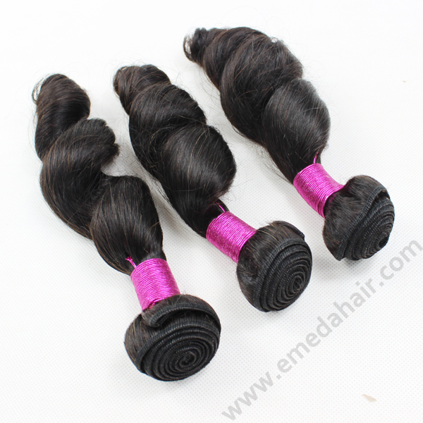 Colored Brazilian hair weave extensions LJ104